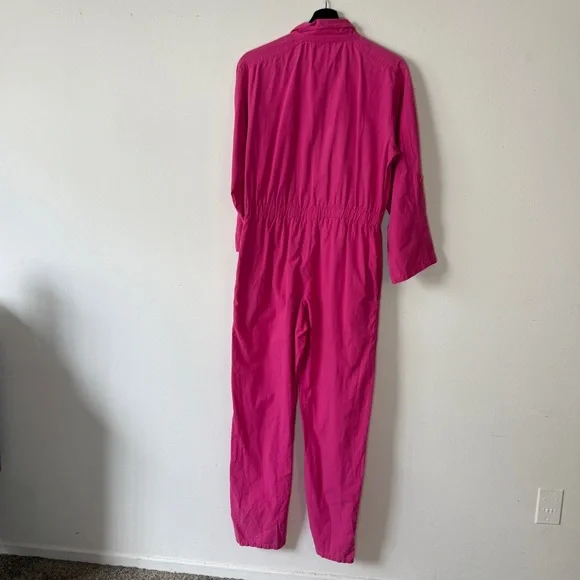 Diane von Furstenberg Pink Vintage Zip Up Jumpsuit - Picture 5 of 5